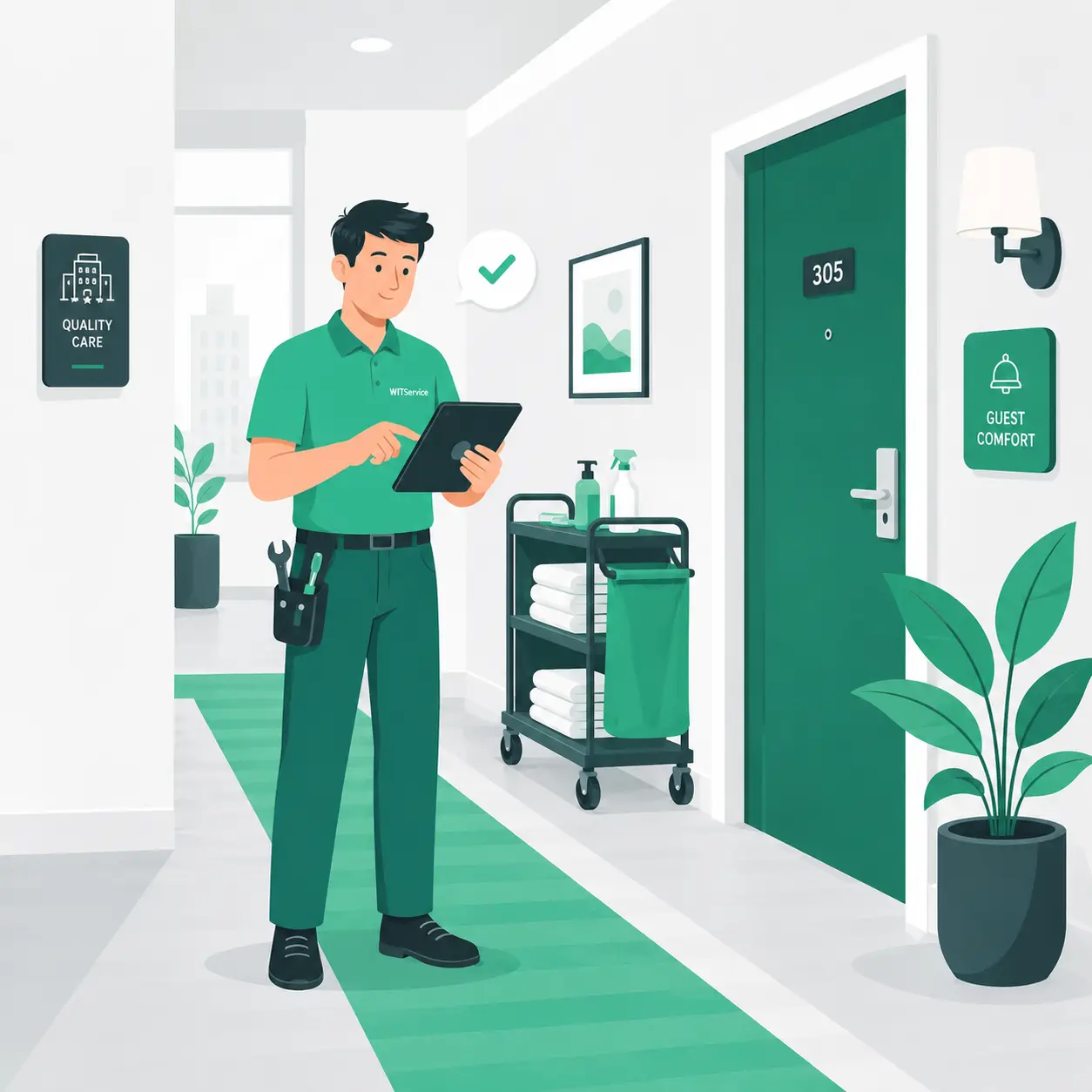 Software manutenzione hotel per gestire interventi e guasti da smartphone